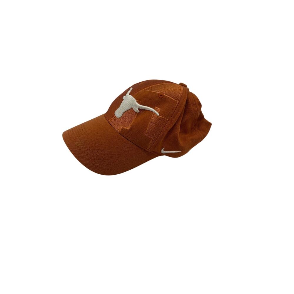 Nike Texas Longhorns Hat S/M Burnt Orange Embroidered Logo Stretch Fit Cap